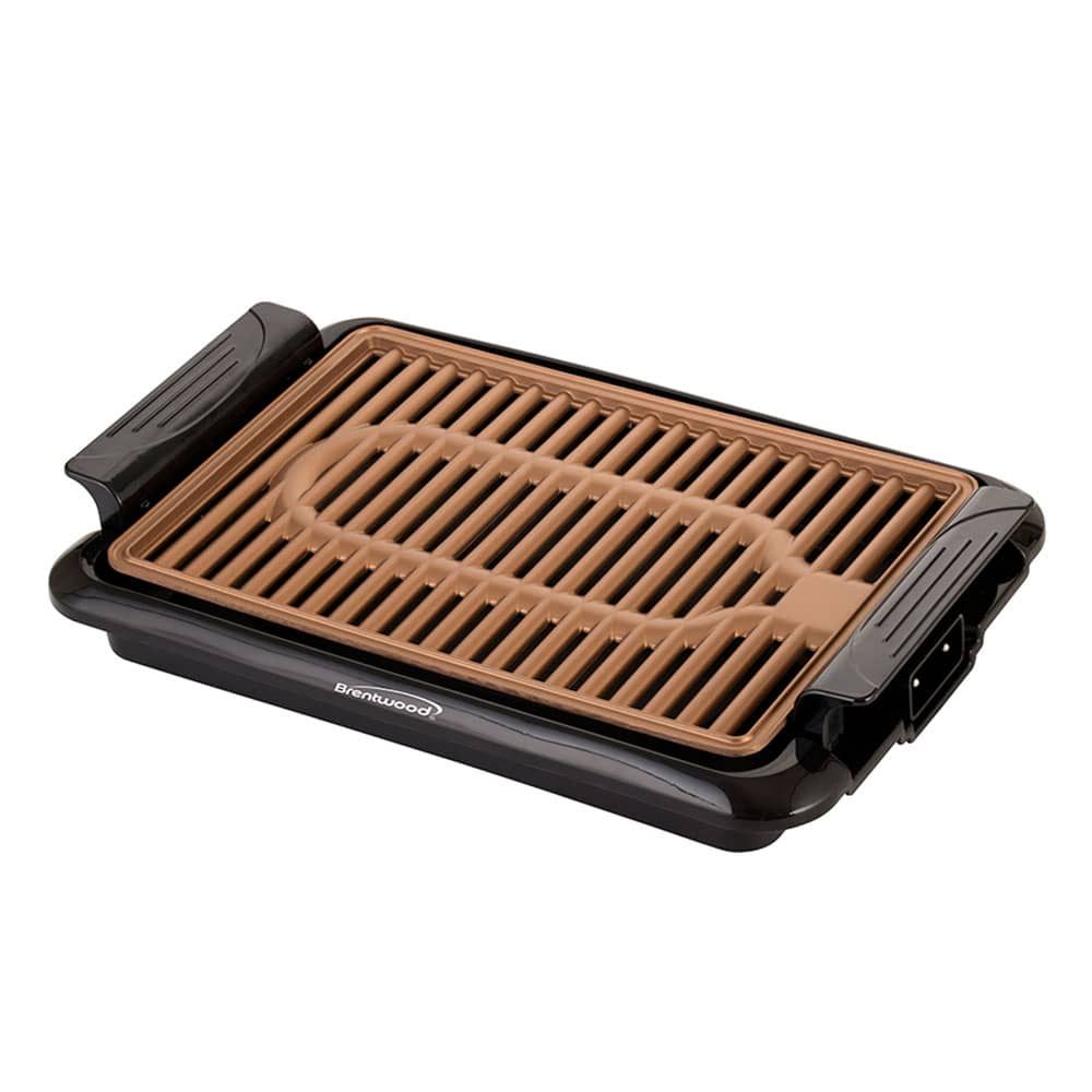 BRENTWOOD – Indoor Electric Copper Grill BRENTWOOD – Indoor Electric Copper Grill