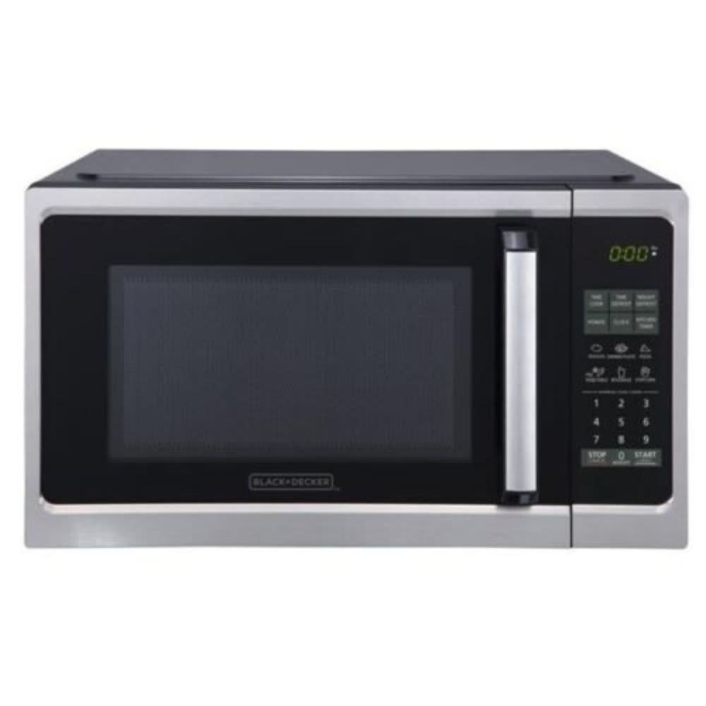 BLACK & DECKER  0.9 Cu Ft 900W Digital Microwave Oven  EM9PO22PS-P1