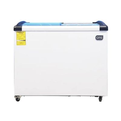 GRS – 9.6 Cu. Ft Curved Glass Door Chest Freezer – White