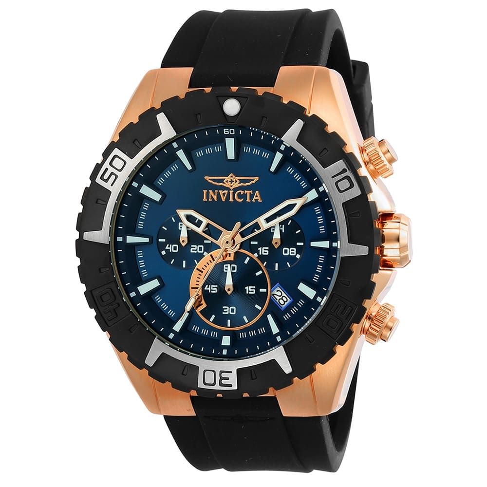 INVICTA – Aviator Men's Watch – 49mm – Black