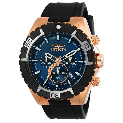 INVICTA – Aviator Men's Watch – 49mm – Black