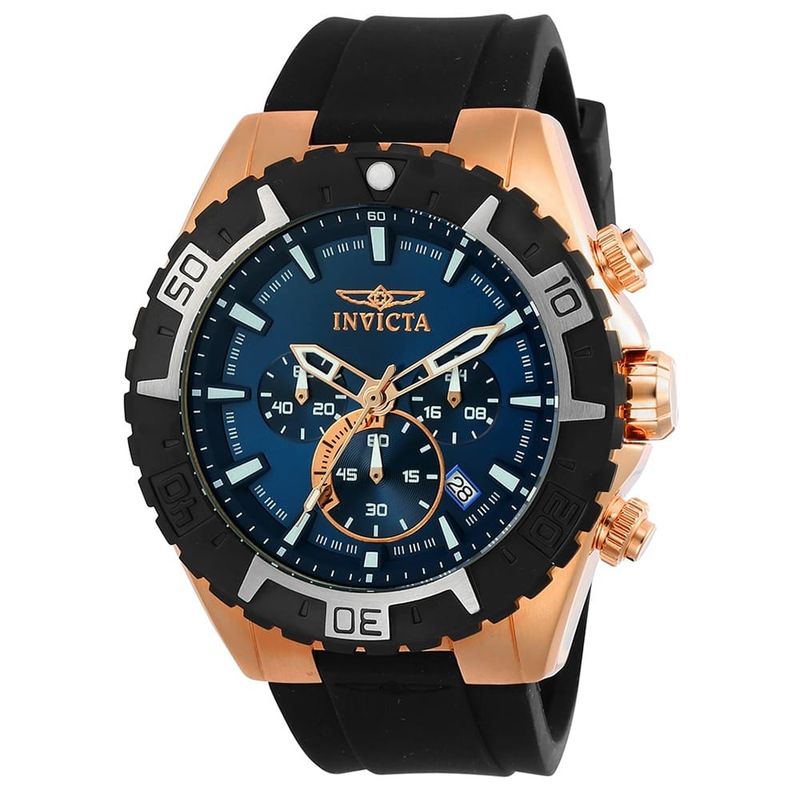 INVICTA – Aviator Men's Watch – 49mm – Black