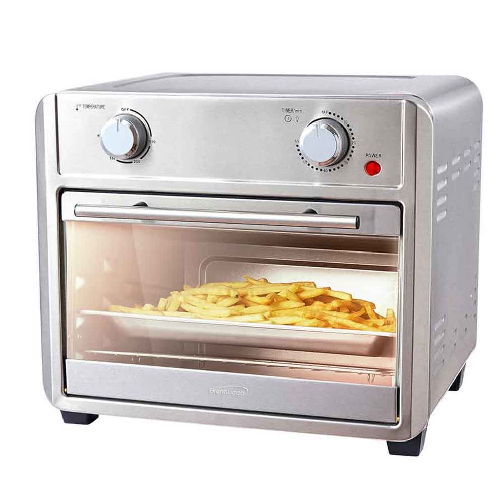 BRENTWOOD – 24 Qt Convection Air Fryer Toaster Oven – Silver BRENTWOOD – 24 Qt Convection Air Fryer Toaster Oven – Silver