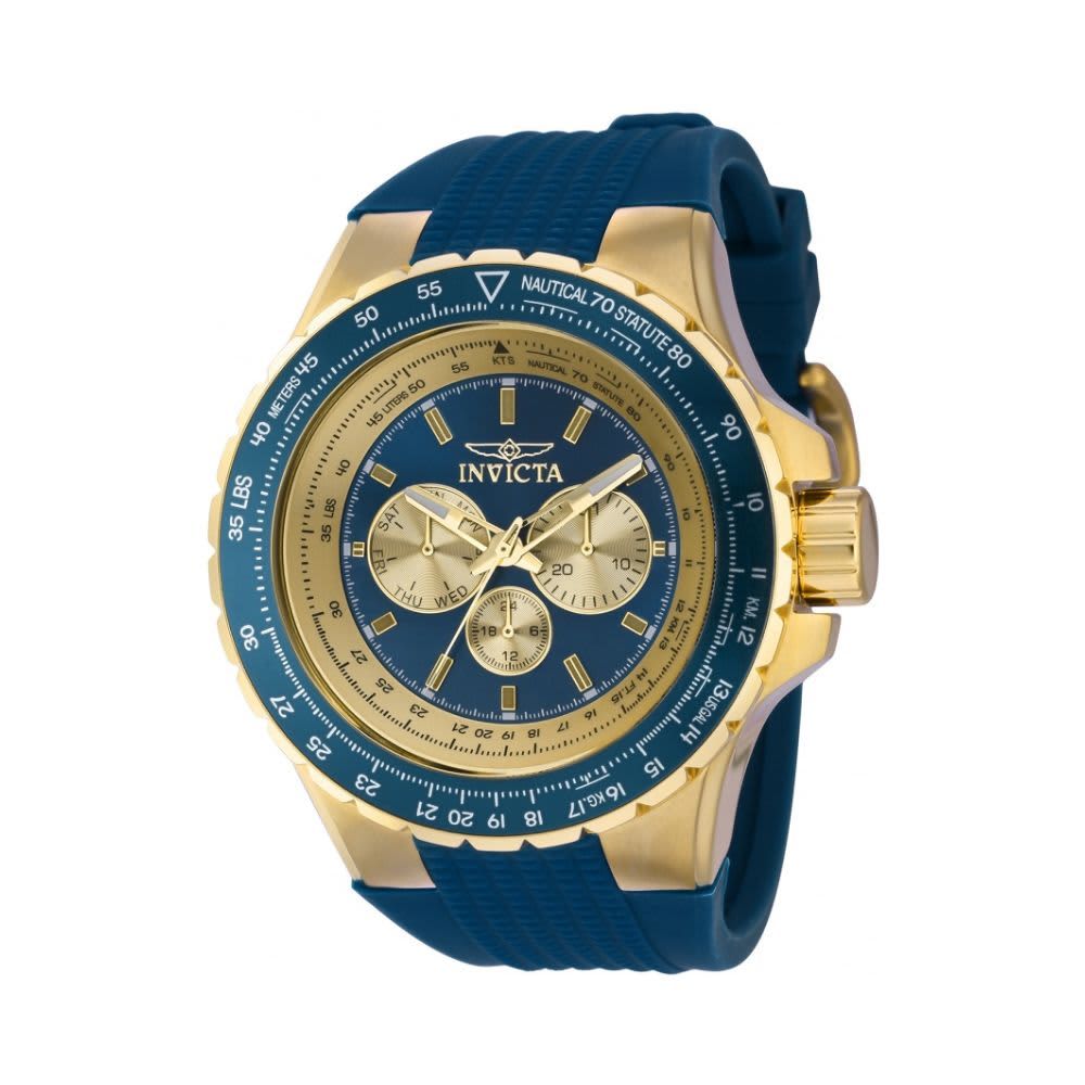 Invicta Aviator Men's Watch - 50mm, Blue (39266)