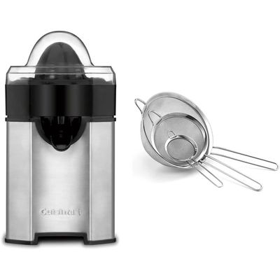 CUISINART – 800W Stainless Steel Citrus Juicer with Pulp Control – Black/Stainless