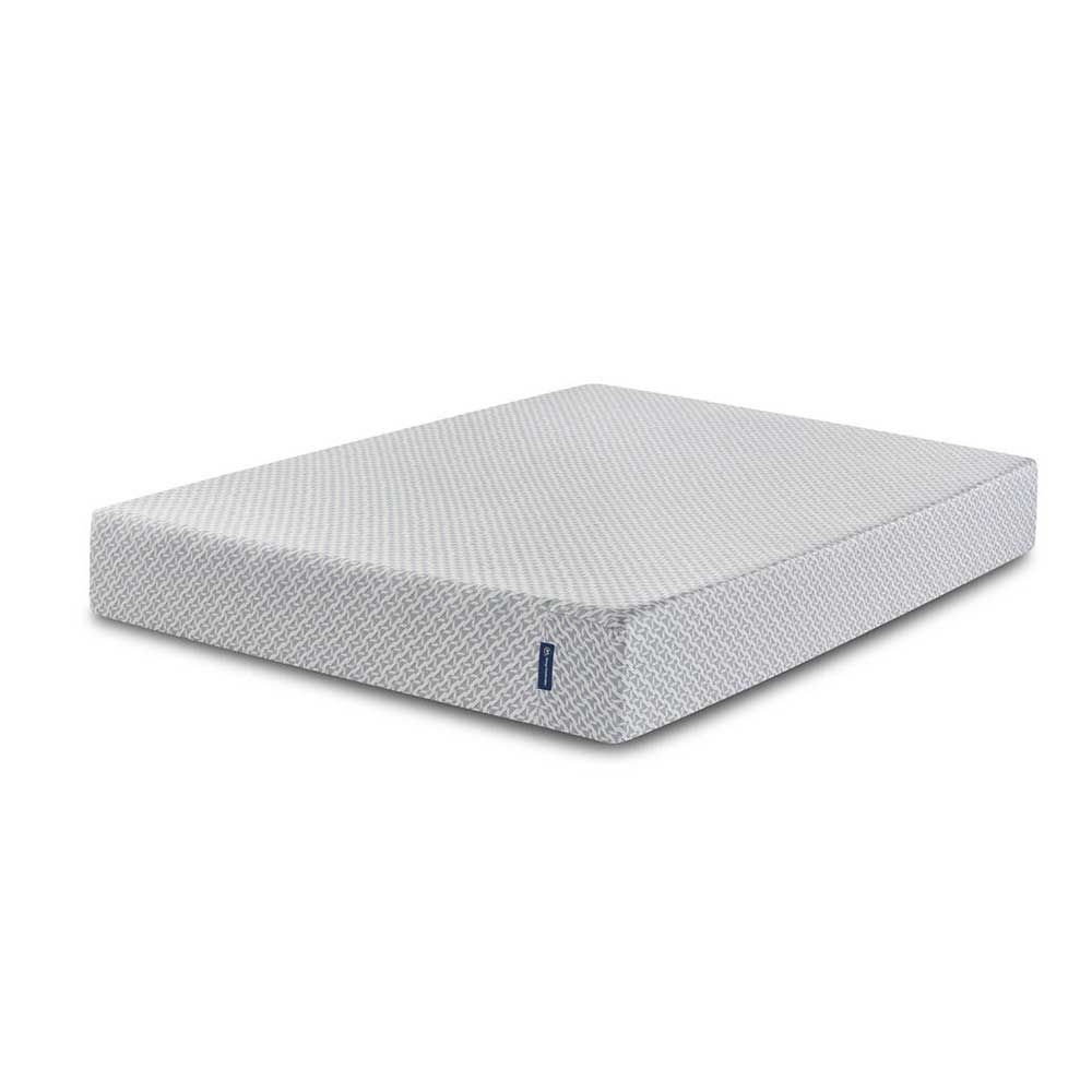 SERTA SHEEP RETREAT – 10″ Medium Gel Memory Foam Mattress Full – White