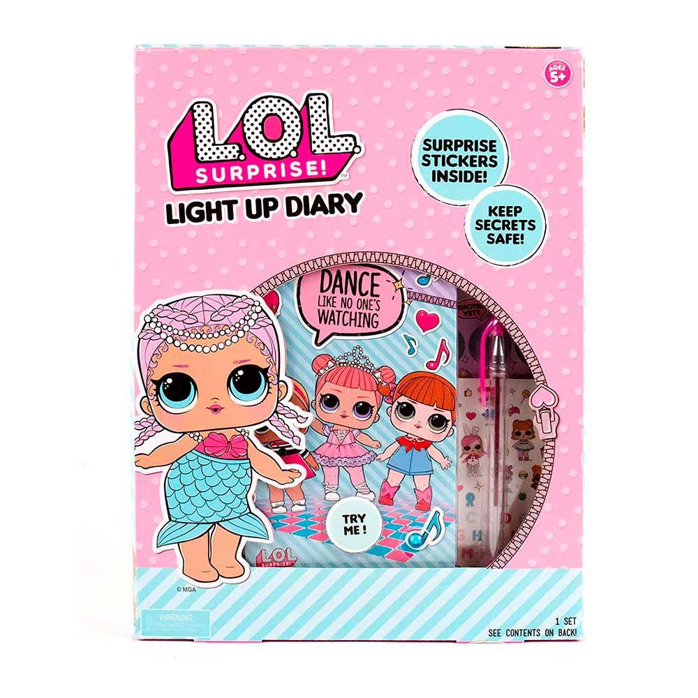 LOL Surprise Light Up Diary 84658