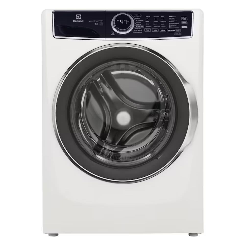 Electrolux - 8.0 Cu. Ft. Stackable Electric Dryer with Steam and LuxCare Dry System ELFE7537AW