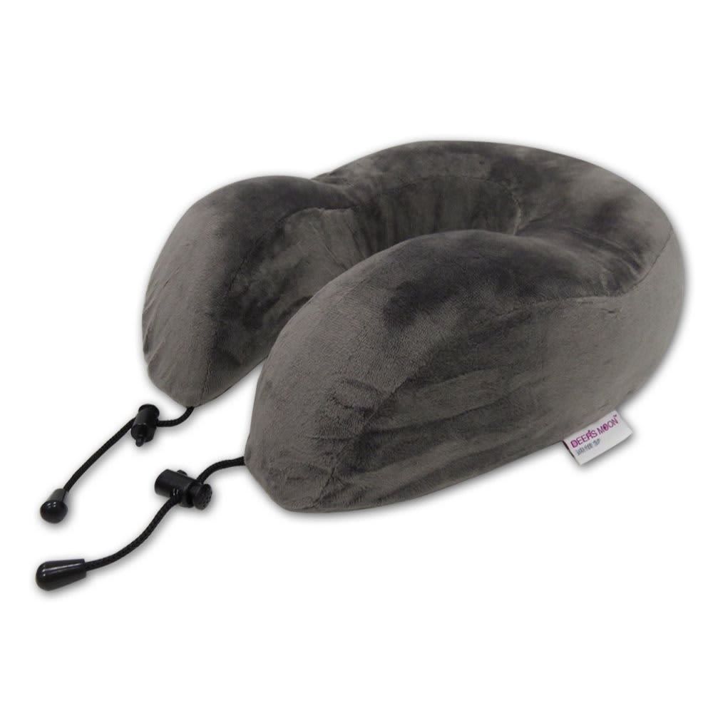 DEER'S MOON – Travel Pillow Soft and Comfortable Memory Foam – Gray