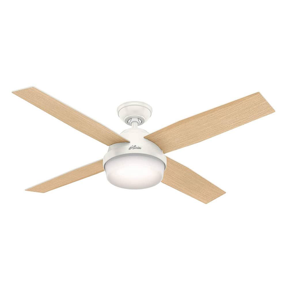 Hunter 59217 52in Dempsey-Fresh White -New