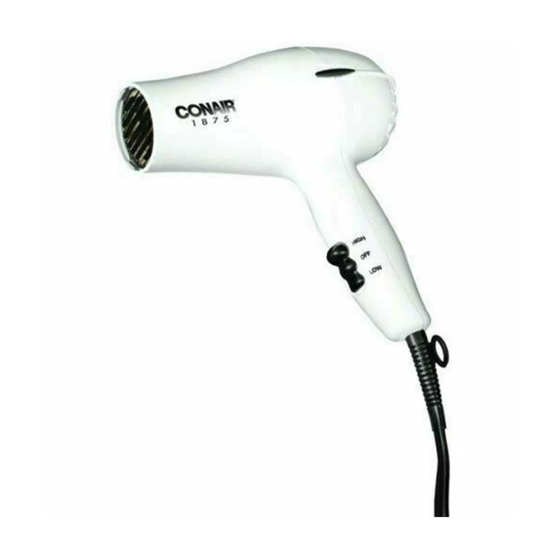 Conair Hair Dryer, 1875W Mid-Size Blow Dryer 247VHN Conair Hair Dryer, 1875W Mid-Size Blow Dryer 247VHN