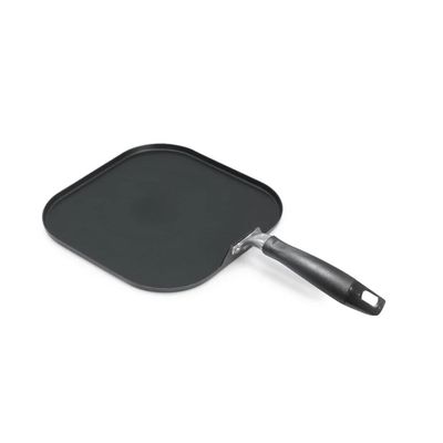 BENE CASA – 11‑inch Square Nonstick Aluminum Griddle – Black