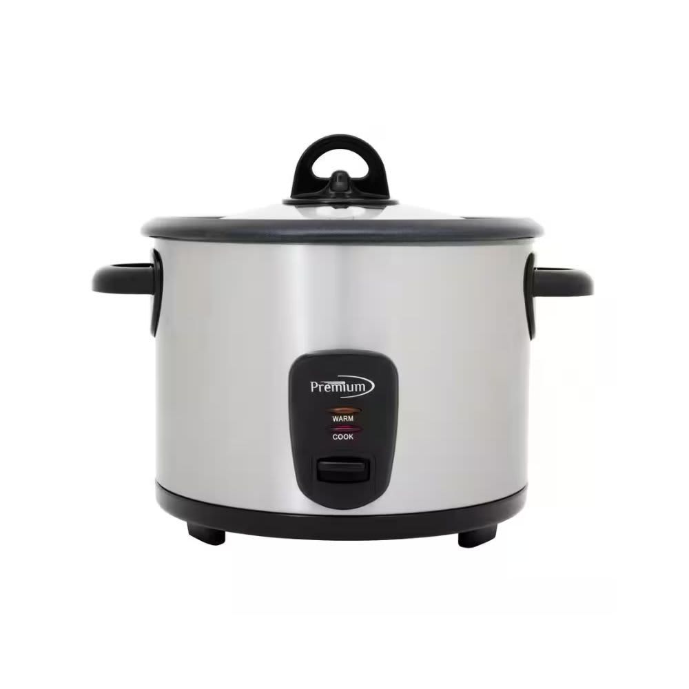 Premium Deluxe 16-Cup Stainless Steel Rice Cooker with Stainless Steel Pot PRC1547