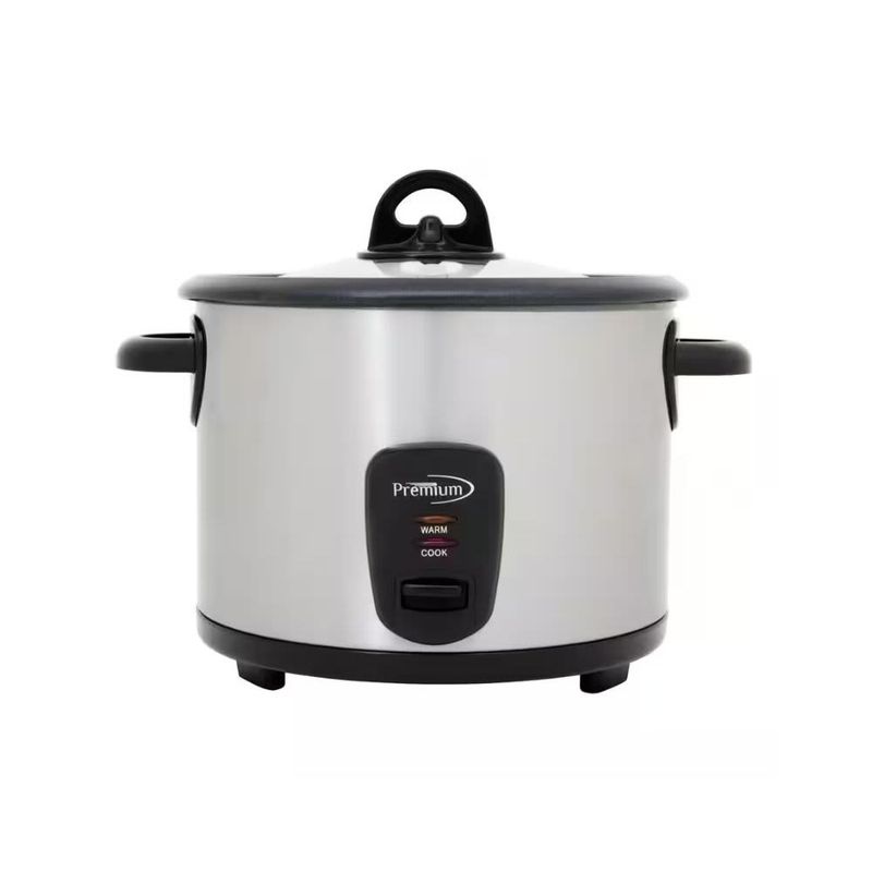 Premium Deluxe 16-Cup Stainless Steel Rice Cooker with Stainless Steel Pot PRC1547