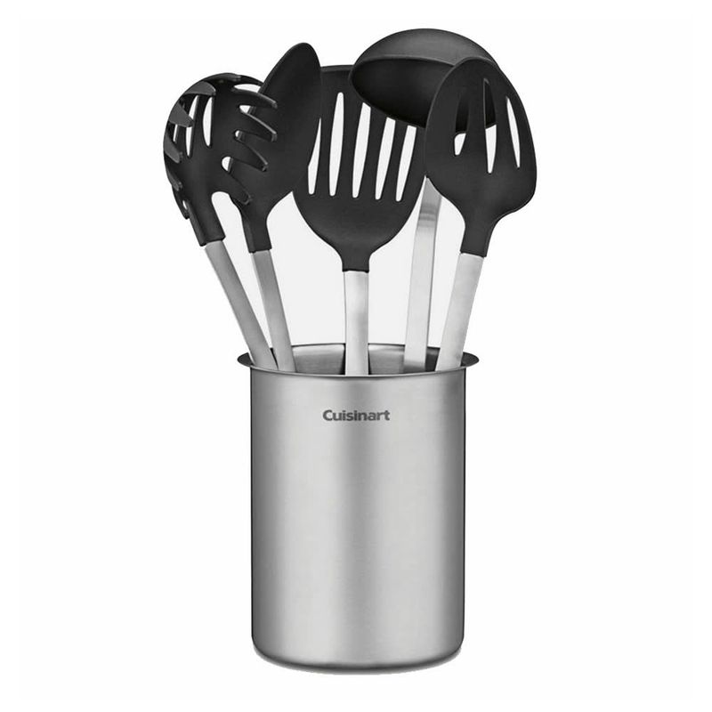 CUISINART – Barrel Crock Set, Set of 6 – Black & Stainless