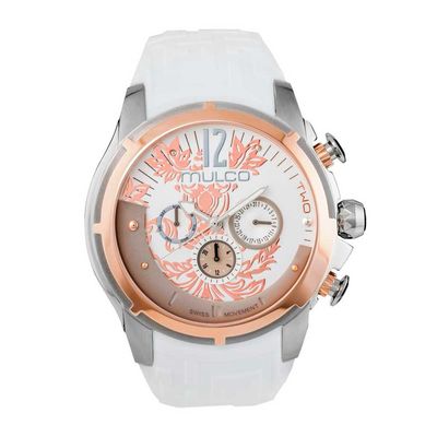 Watch  MULCO Enchanted Maple Analog Display with Embossed Pattern and Rose Gold MW5-4272-013