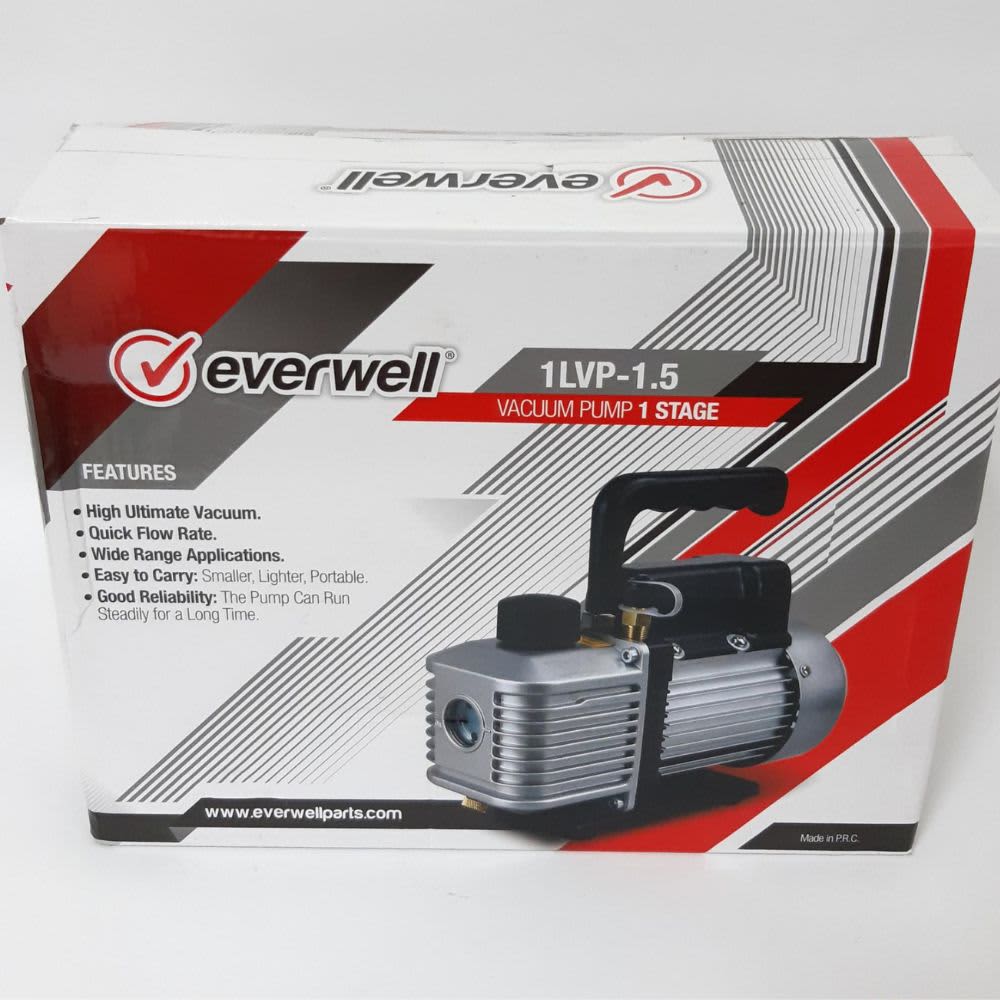 EVERWELL – 2.0CFM – 1/4HP – 1 Stage Vacuum Pump