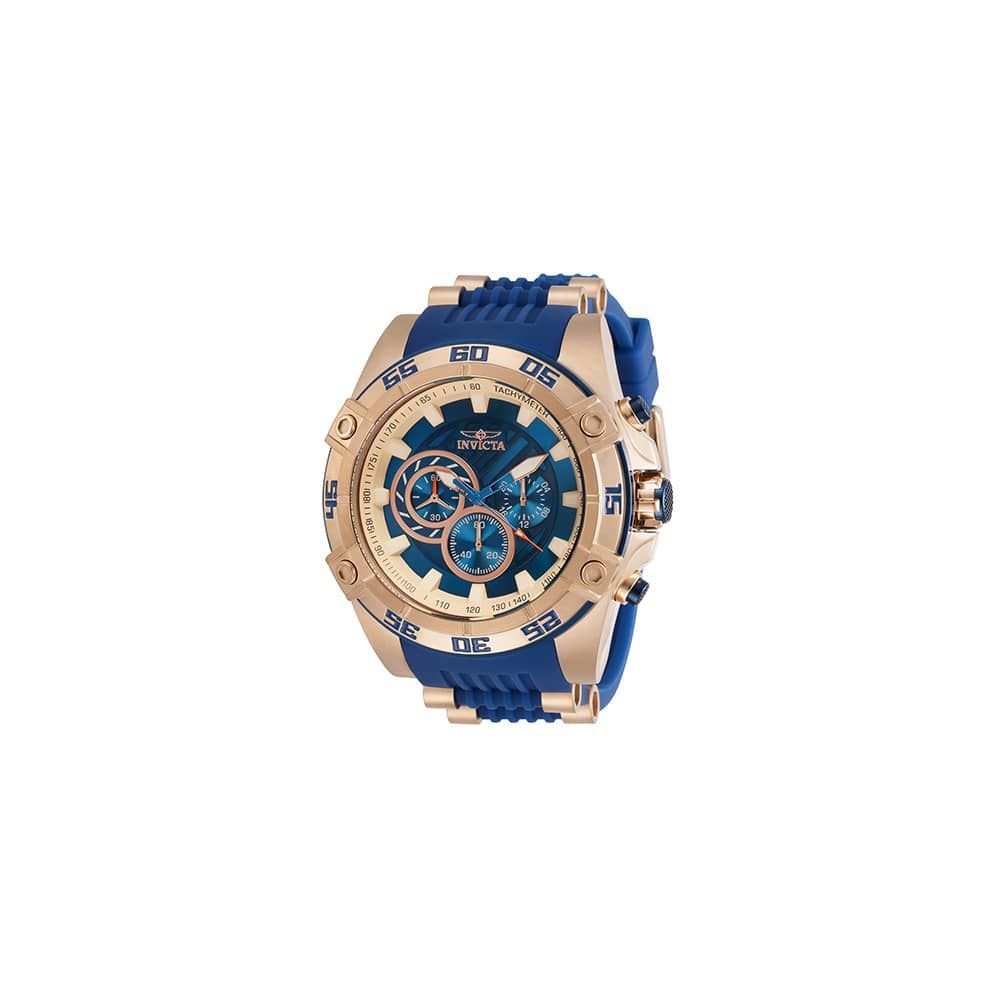 Invicta Speedway Men's Watch - 52mm, Rose Gold, Blue 30110