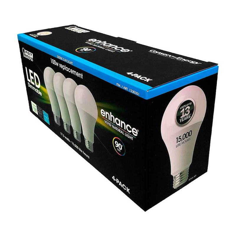 FEIT ELECTRIC – LED 60 Enhance Daylight Bulb – White