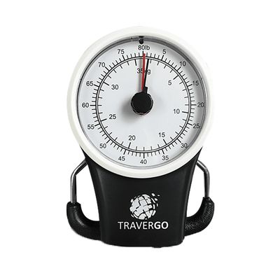 GoGreen Power Analog Luggage Scale with hook - Black