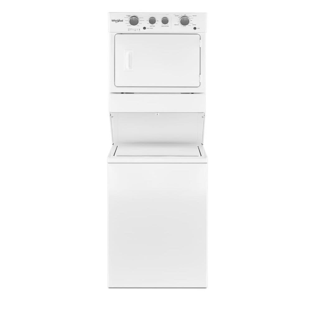 Whirlpool - 3.5 Cu. Ft. Top Load Washer and 5.9 Cu. Ft. Electric Dryer Laundry Center WET4027HW