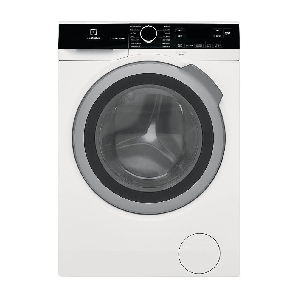 Electrolux 2.4 cu. ft. 24 in. Stackable Front Load Washer in White with LuxCare Wash and Steam Refresh ELFW4222AW