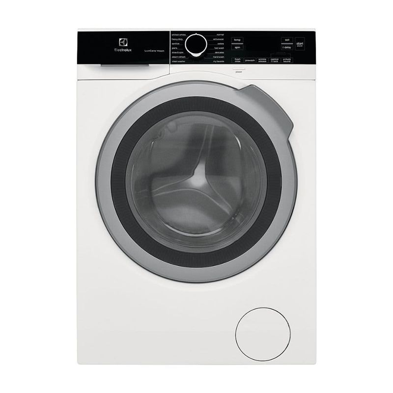 Electrolux 2.4 cu. ft. 24 in. Stackable Front Load Washer in White with LuxCare Wash and Steam Refresh ELFW4222AW