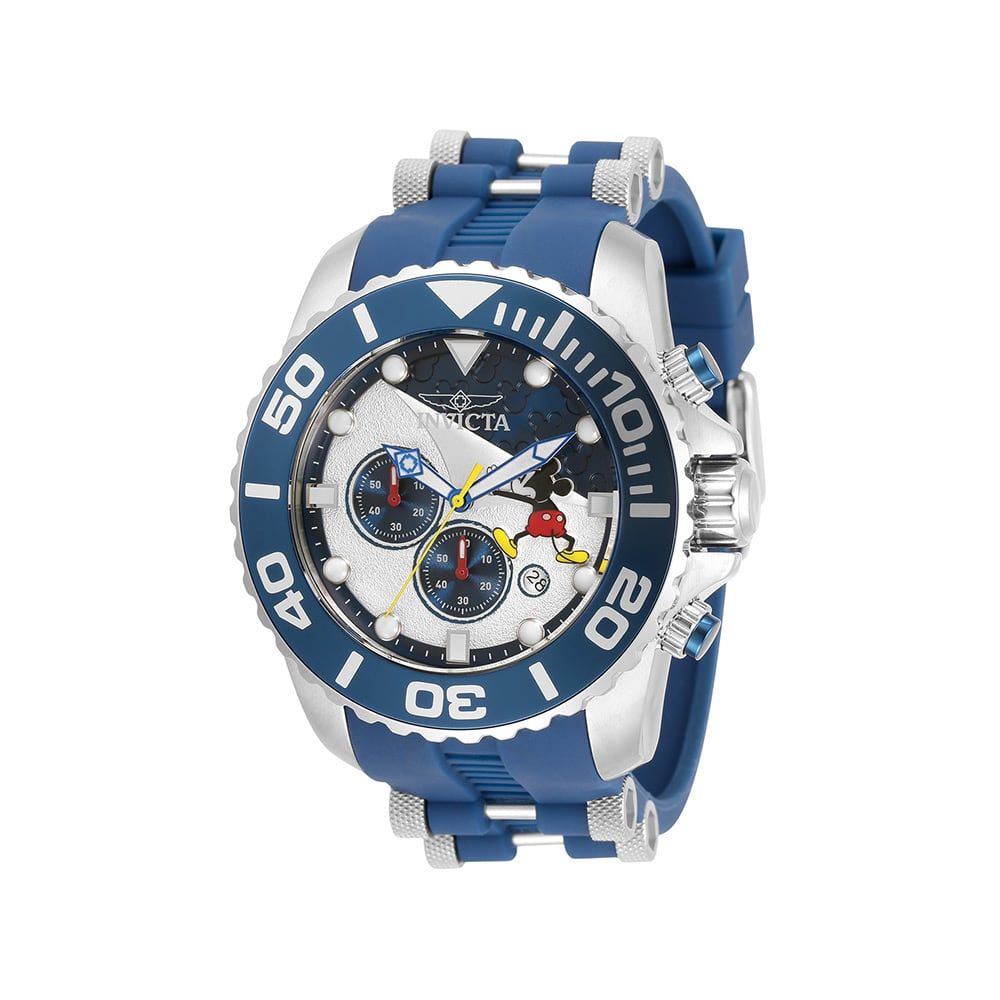 Invicta Disney Mickey Mouse Men's Watch - 50mm, Blue, Steel (32472)