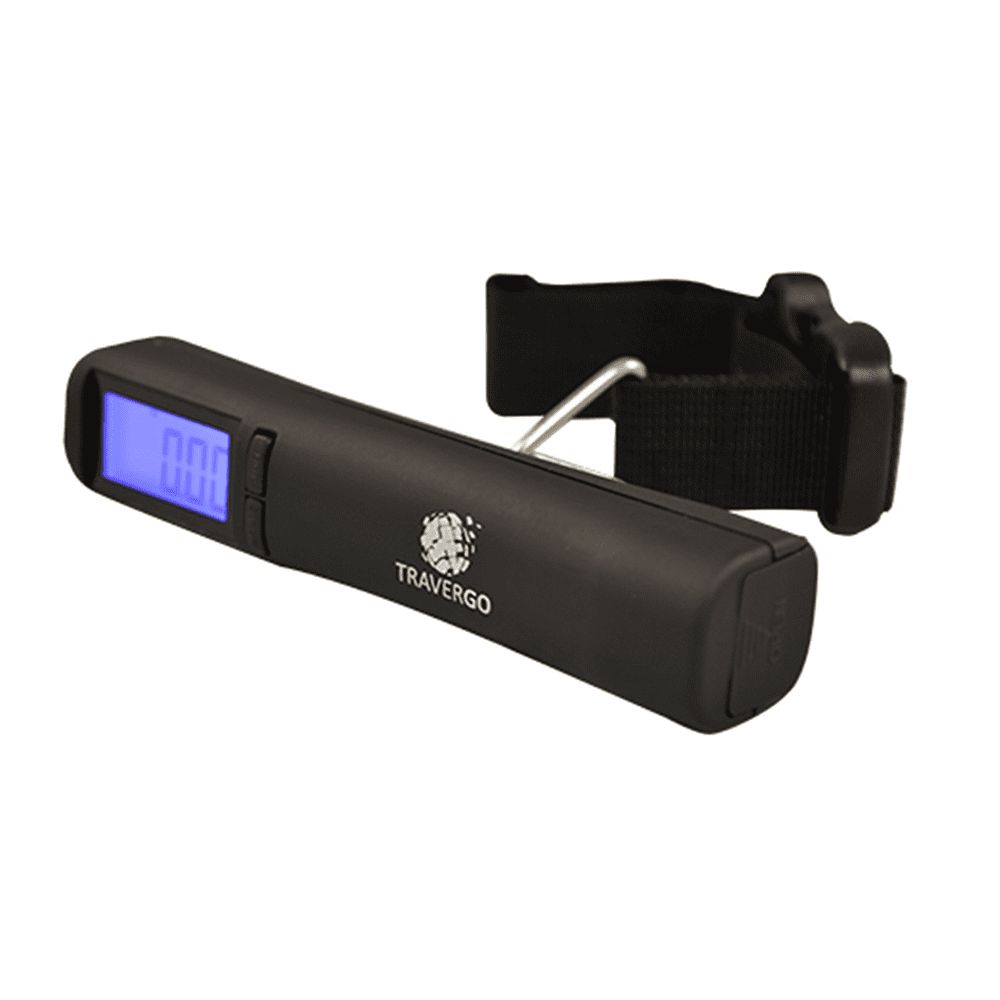 GoGreen Power Digital Luggage Scale with Strap - Black