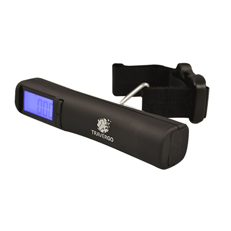 GoGreen Power Digital Luggage Scale with Strap - Black