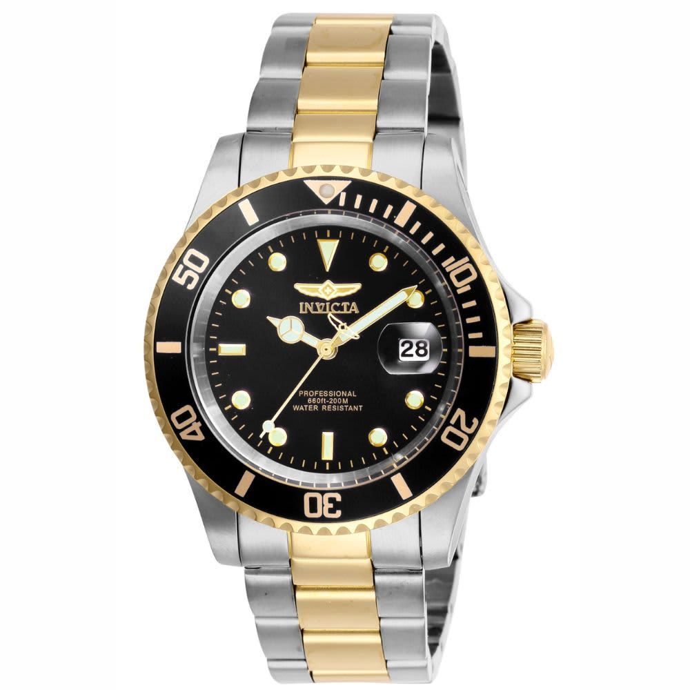 Invicta Pro Diver Men's Watch - 40mm, Steel, Gold (26973)