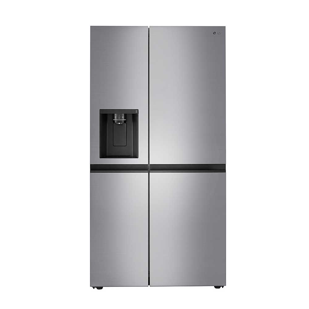 LG - 27.2 cu ft Side by Side Refrigerator Platinum silver LRSXS2706V