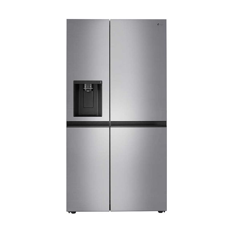 LG - 27.2 cu ft Side by Side Refrigerator Platinum silver LRSXS2706V