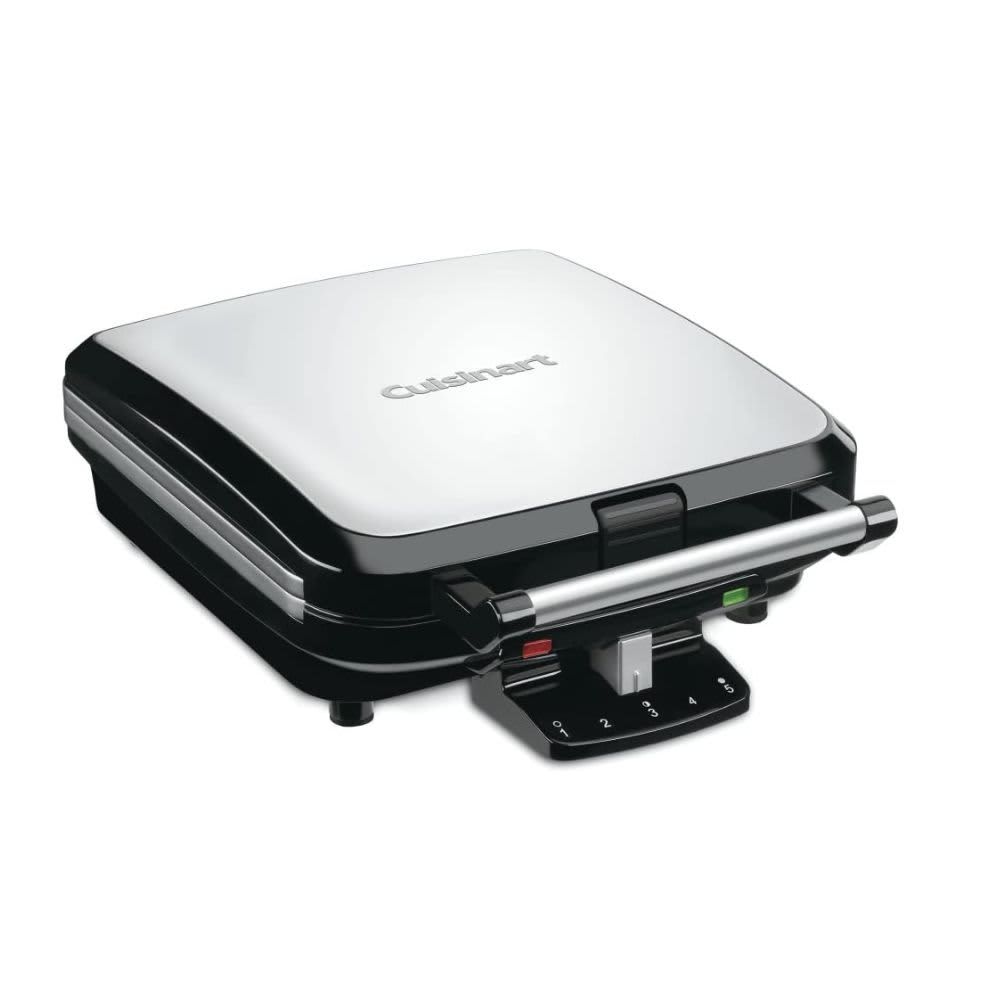 CUISINART – 4 Slice Belgian Waffle Maker 1200W – Stainless Steel