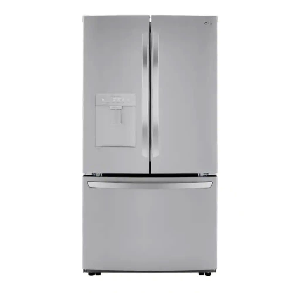 LG 29 cu. ft. 3-Door French Door Refrigerator in PrintProof Stainless Steel LRFWS2906S