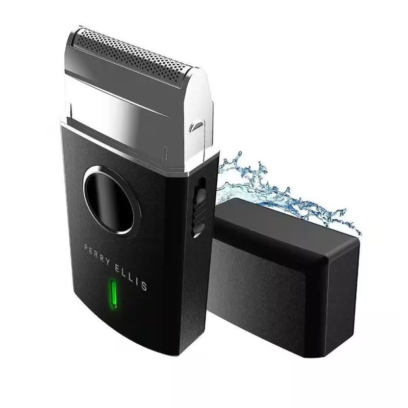 PERRY ELLIS – Titanium Golden Foil Travel Shaver – Gold PERRY ELLIS – Titanium Golden Foil Travel Shaver – Gold