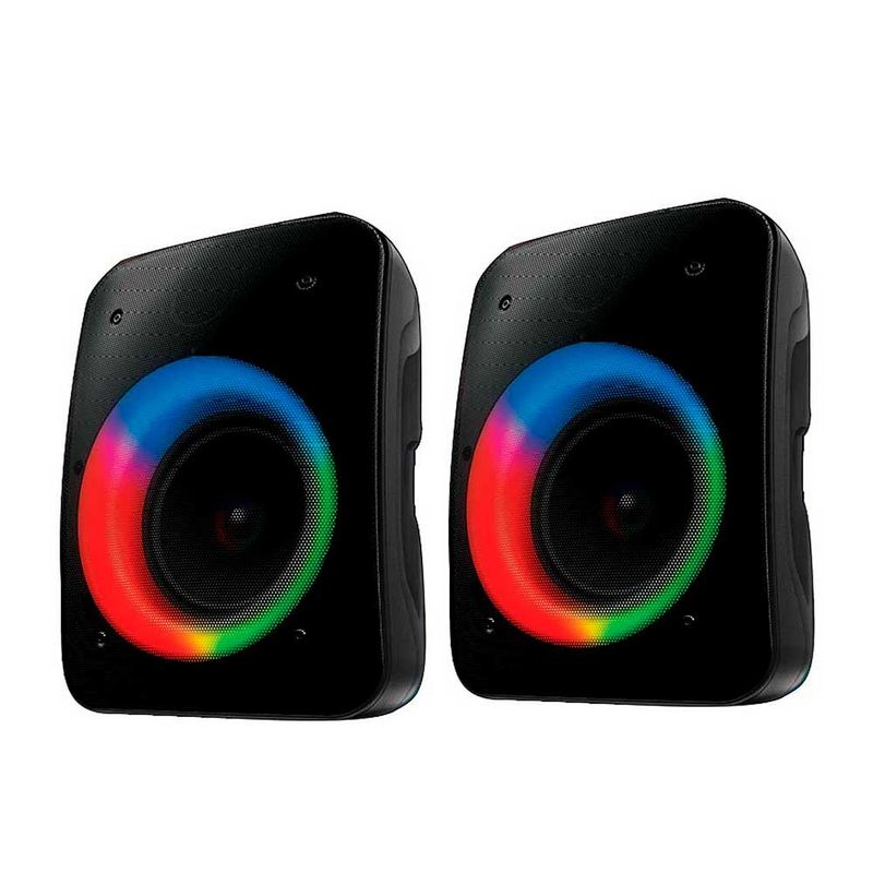 Coby Party-Speaker,Mini-4",BLK 2-Pack CPA640