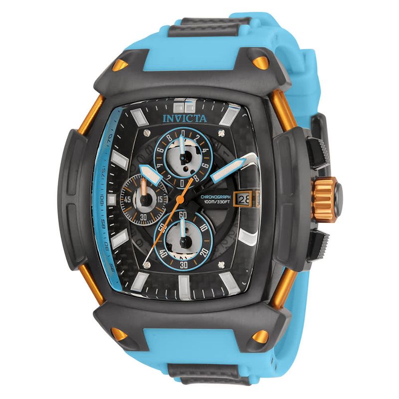 Watch Invicta S1 Rally Diablo Men's Watch - 53mm, Black, Blue 34509