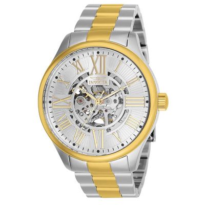 Watch Invicta Objet D Art Automatic Skelotonized Men's Watch - 45mm, Steel, Gold 27557