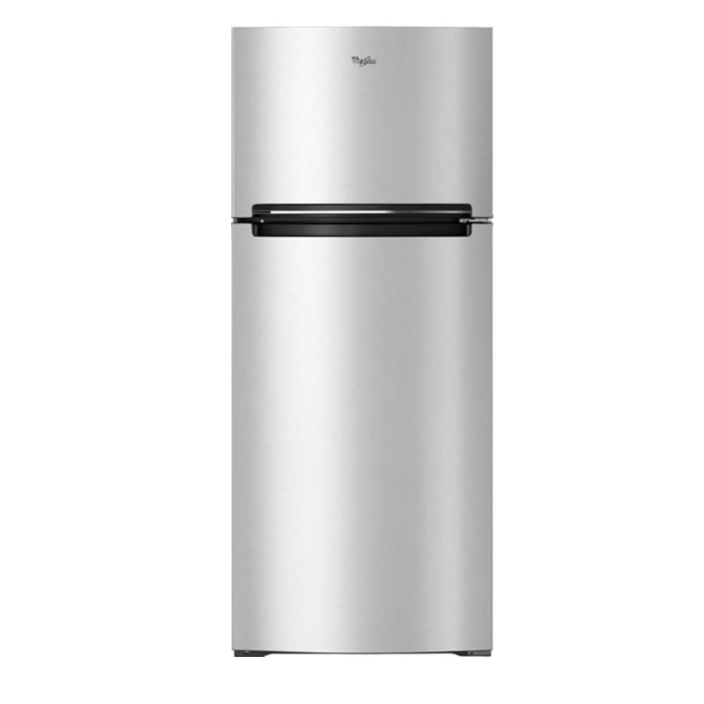 Whirlpool - 17.7 Cu. Ft. Top-Freezer Refrigerator - Monochromatic stainless steel WRT518SZFM