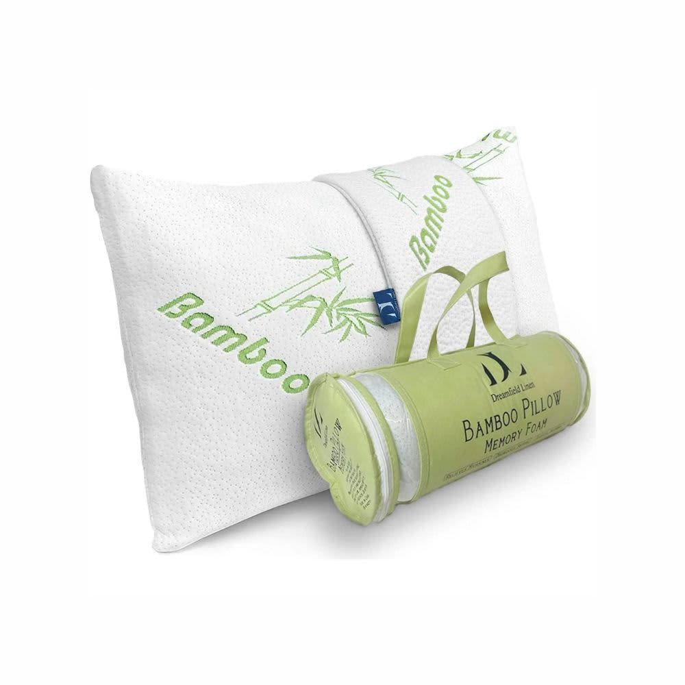 BAMBOO – Queen Size Bamboo Pillow – White
