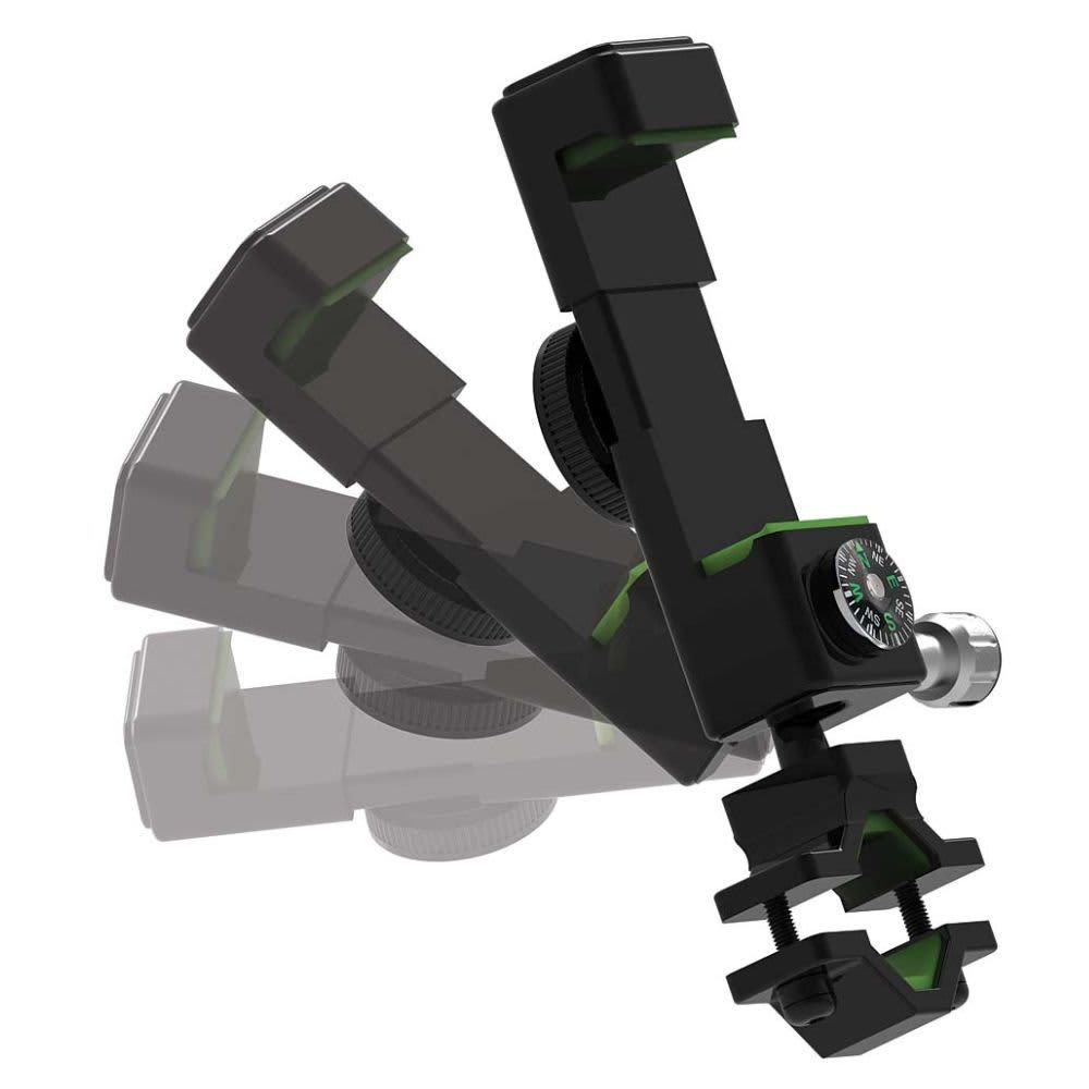 Chargeworx - Bike Mount with Compass for Most Cell Phones - Black CHA-CX9722BK