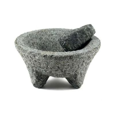 BENE CASA – Gray Granite Mortar and Pestle