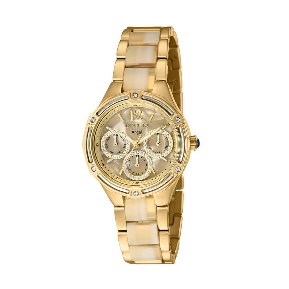 Invicta Angel Women's Watch - 35mm, Gold, Ivory (40389)