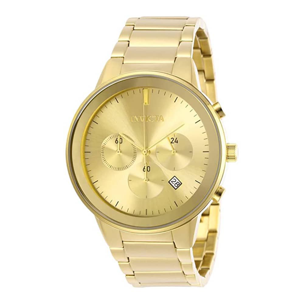 Watch Invicta Specialty Chronograph Quartz Gold Dial Men's 29481