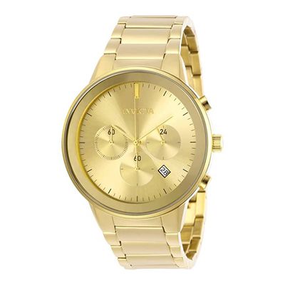 Watch Invicta Specialty Chronograph Quartz Gold Dial Men's 29481