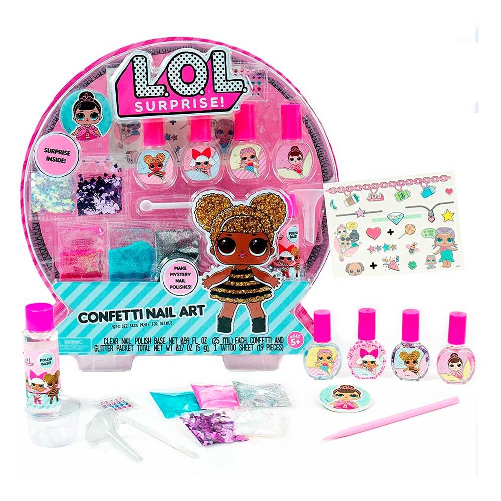 LOL Surprise Confetti Nail Art 84667