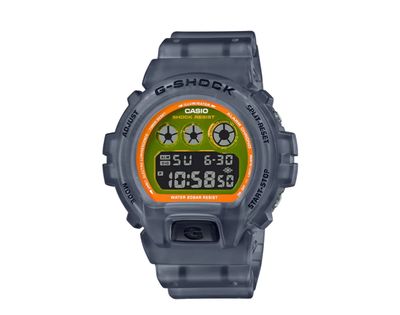 Men's Casio G-Shock Digital Black Skeleton Resin Watch DW6900LS-1