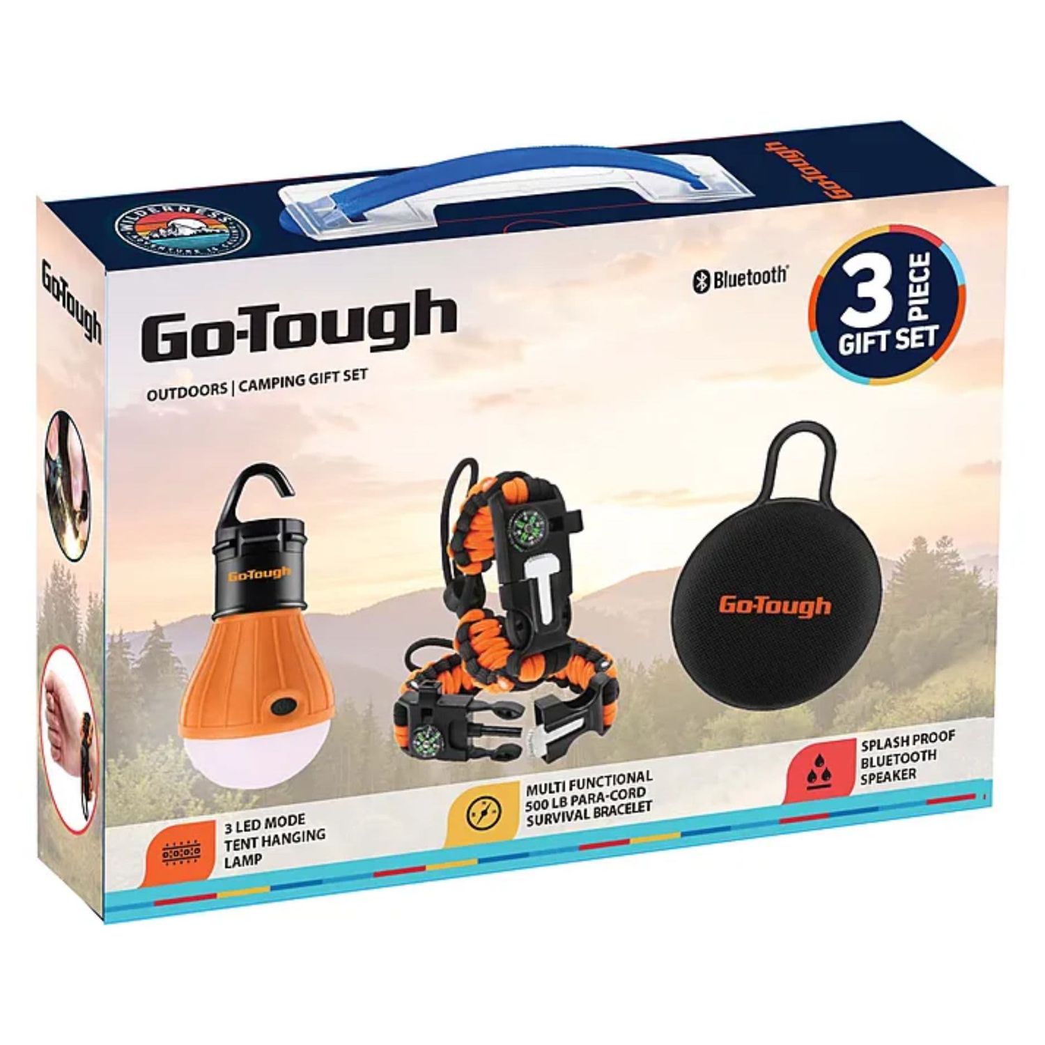 GO TOUGH 3PC CAMPING KIT GOT-GT7015