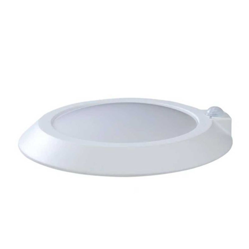 SATCO – 10 in. LED Disk Light Fixture with Occupancy Sensor 4000K – White
